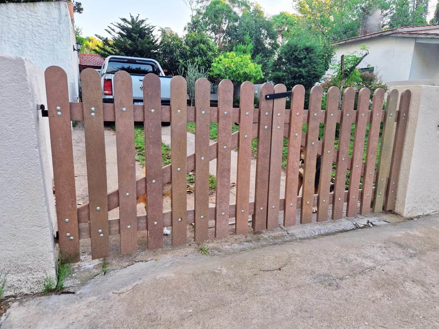 Cerco de madera plástica — Zenplas